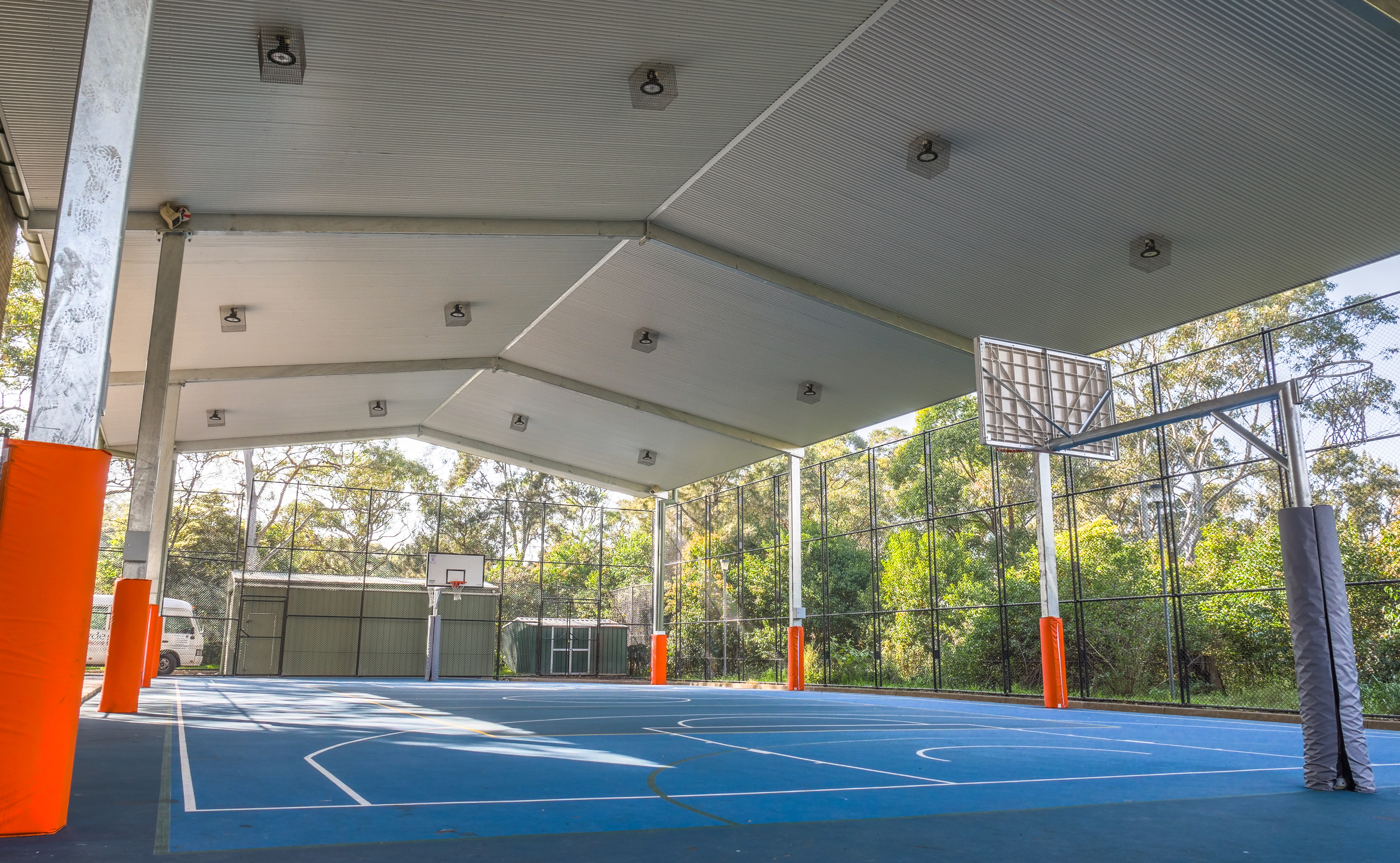 Three new shade structures at Ryde Secondary College