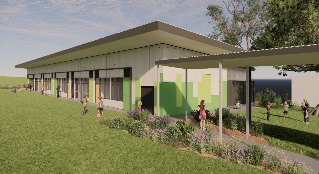 Demountables make way for new classrooms and play space for Kingswood Public School