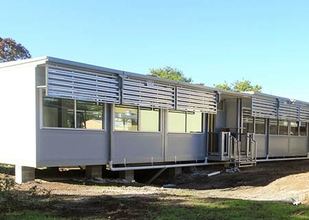 Temporary school buildings