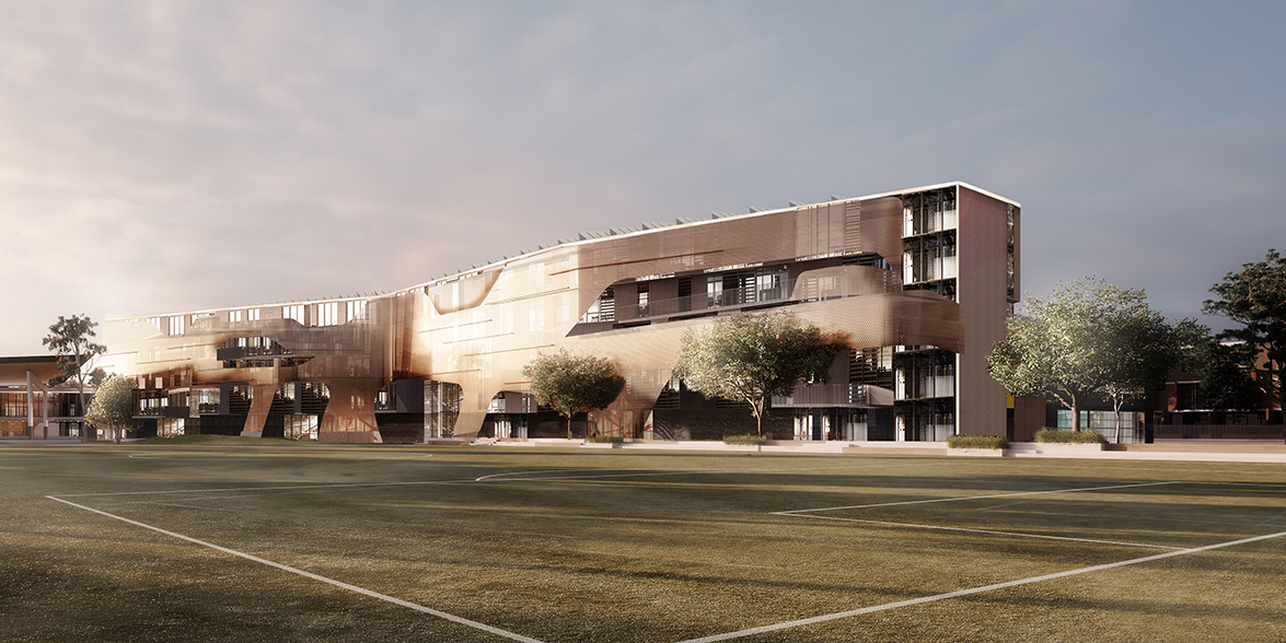 Artist impression of the Alexandria Park Community School redevelopment