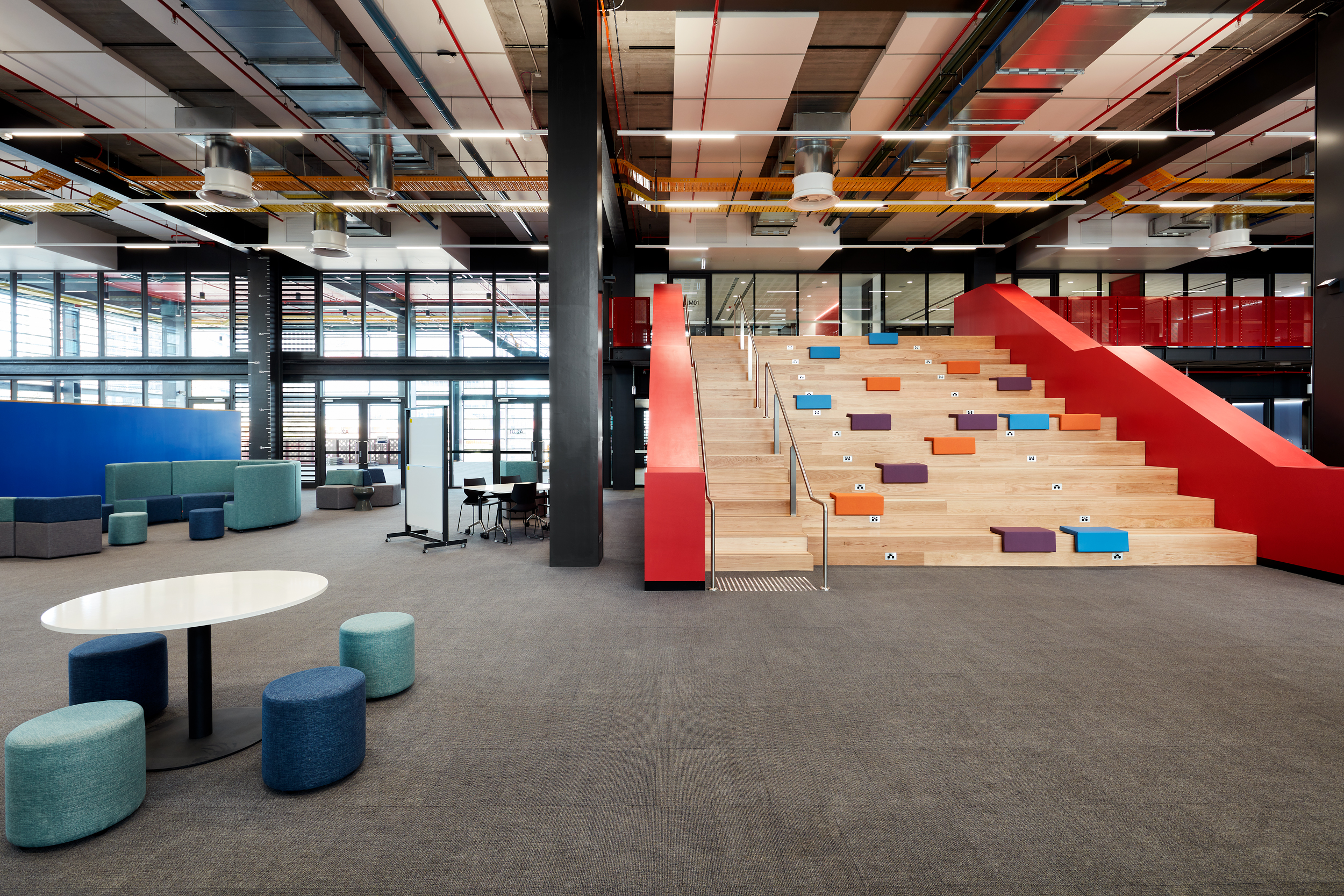 APHS_LearningHub_TieredSeating Arthur Phillip High School Learning Hub – Tiered Seating