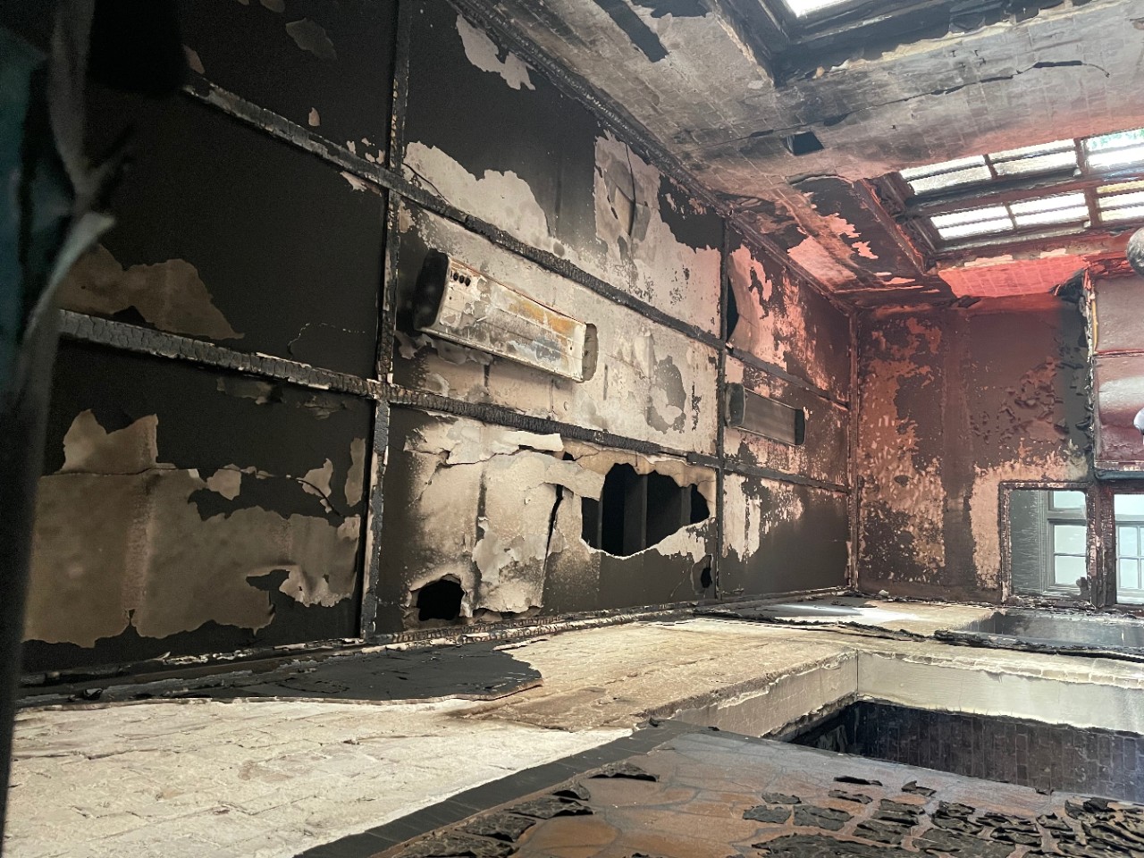 Ceiling damage