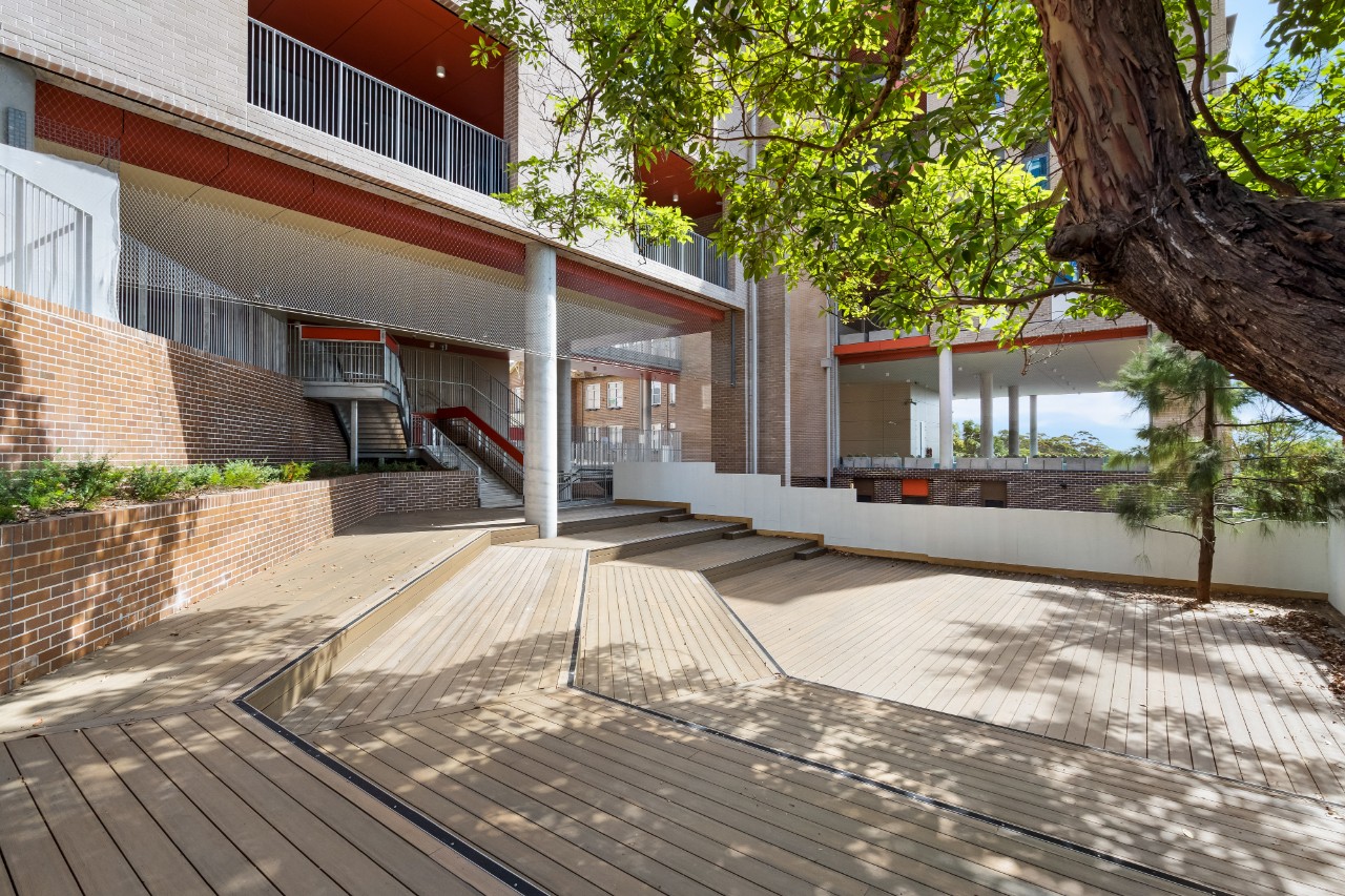 Chatswood Public School - Outdoor Amphitheatre can be used as a flexible learning space 