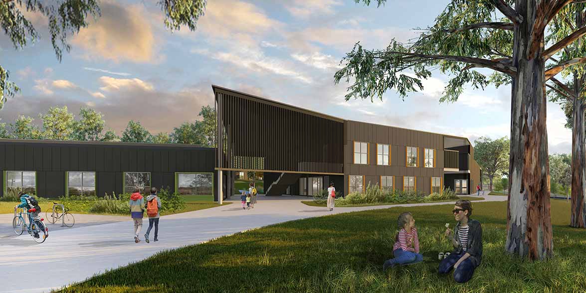 Artist impression of the new primary school in Estella, Wagga Wagga