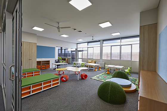 Inside a classroom at North Kellyville Public School