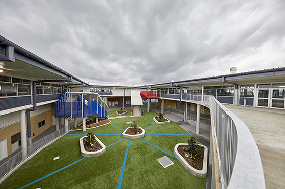 An outside learning area at North Kellyville Public School An outside learning area at North Kellyville Public School