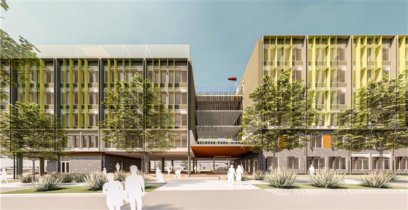 Construction starts on redevelopment of Melrose Park Public School, plus the suburb’s new high school and preschool
