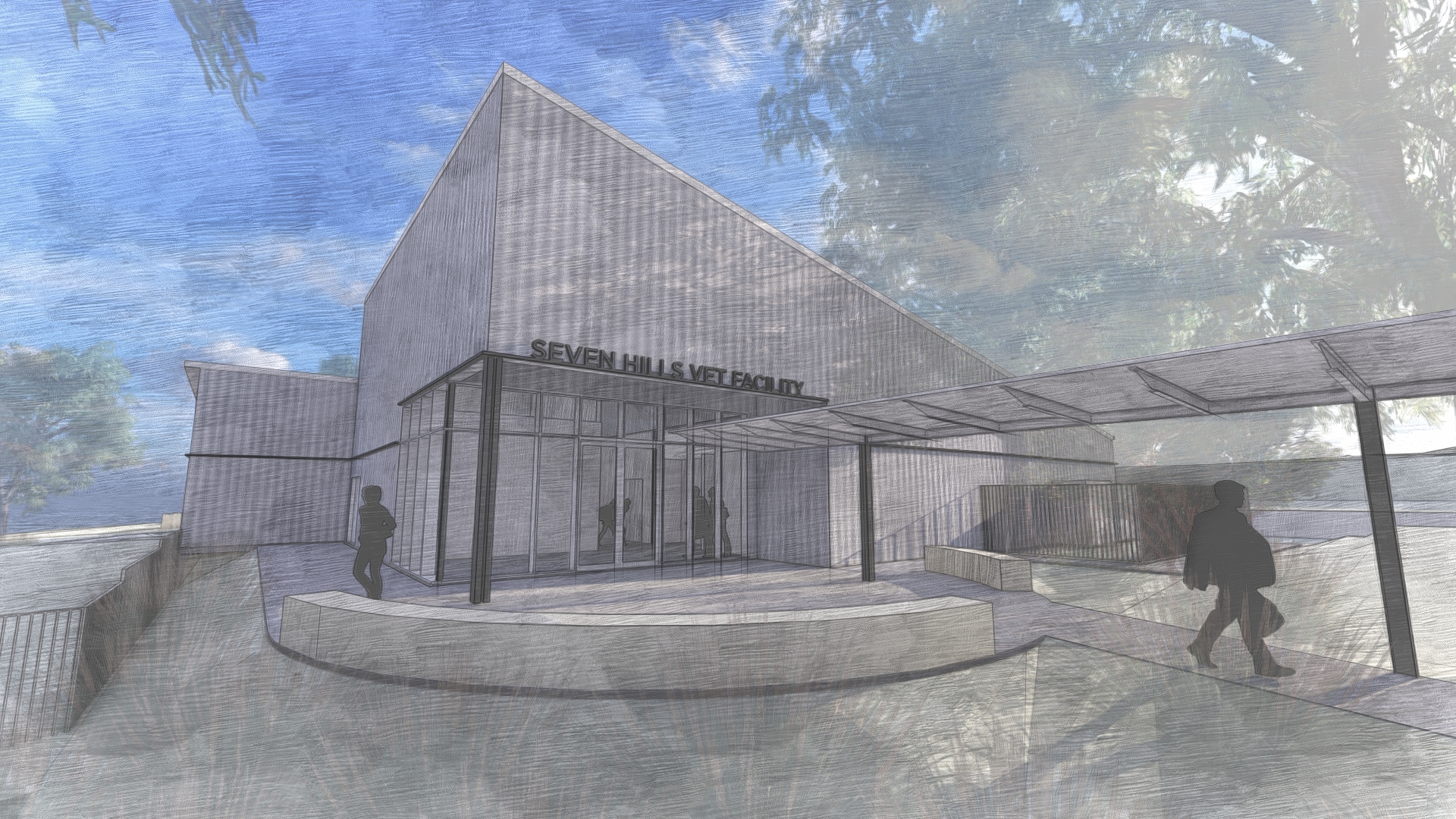 Seven Hills High School - artist impression VET facility